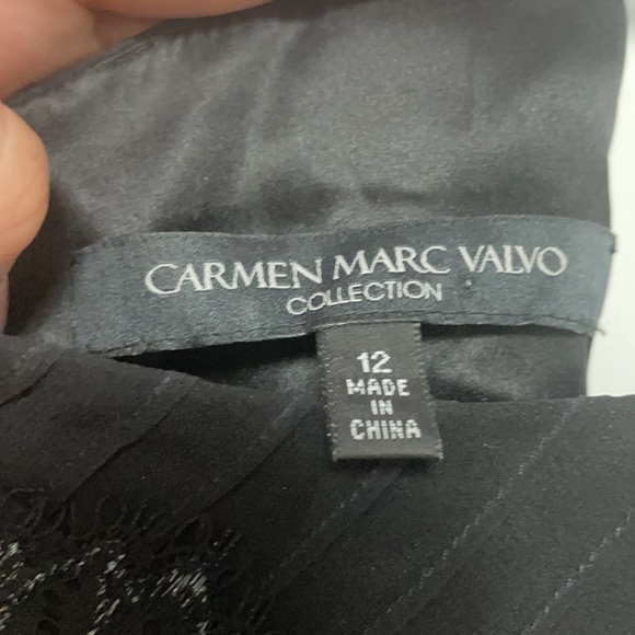 CARMEN MARC VALVO COLLECTION LBD sz 12 - Picture 5 of 7